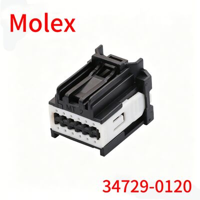 Molex 34729-0120 2,00 mm Pitch-Wire-to-Board-Anschlussgehäuse, 7 Schaltkreise, weißes PBT