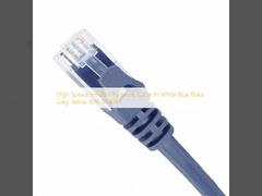 Hochgeschwindigkeits-1m-20m Netz-Kabel in weißem blauem schwarzem Grey Yellow 10%-90%RH